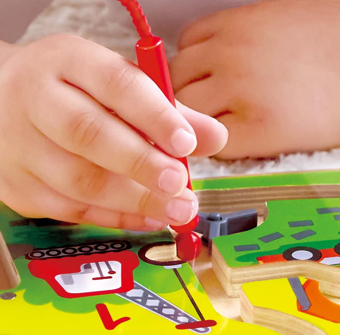 Hape Labyrinthe magnétique véhicules de Chantier