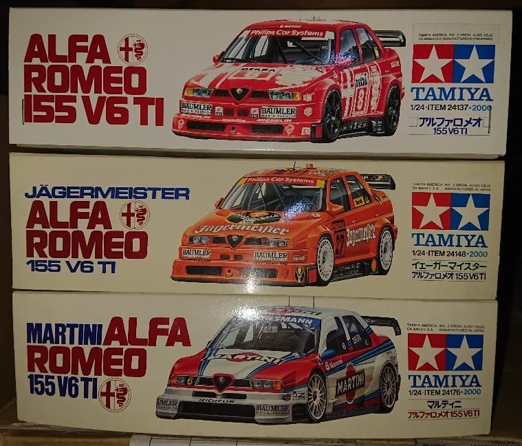 Amazon | タミヤ 124 アルファロメオ 155 V6 TI 24137 イェーガーマイ