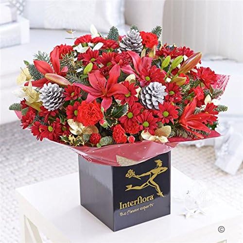 Large Christmas Cracker Handtied Margaret Emms Fresh Flowers