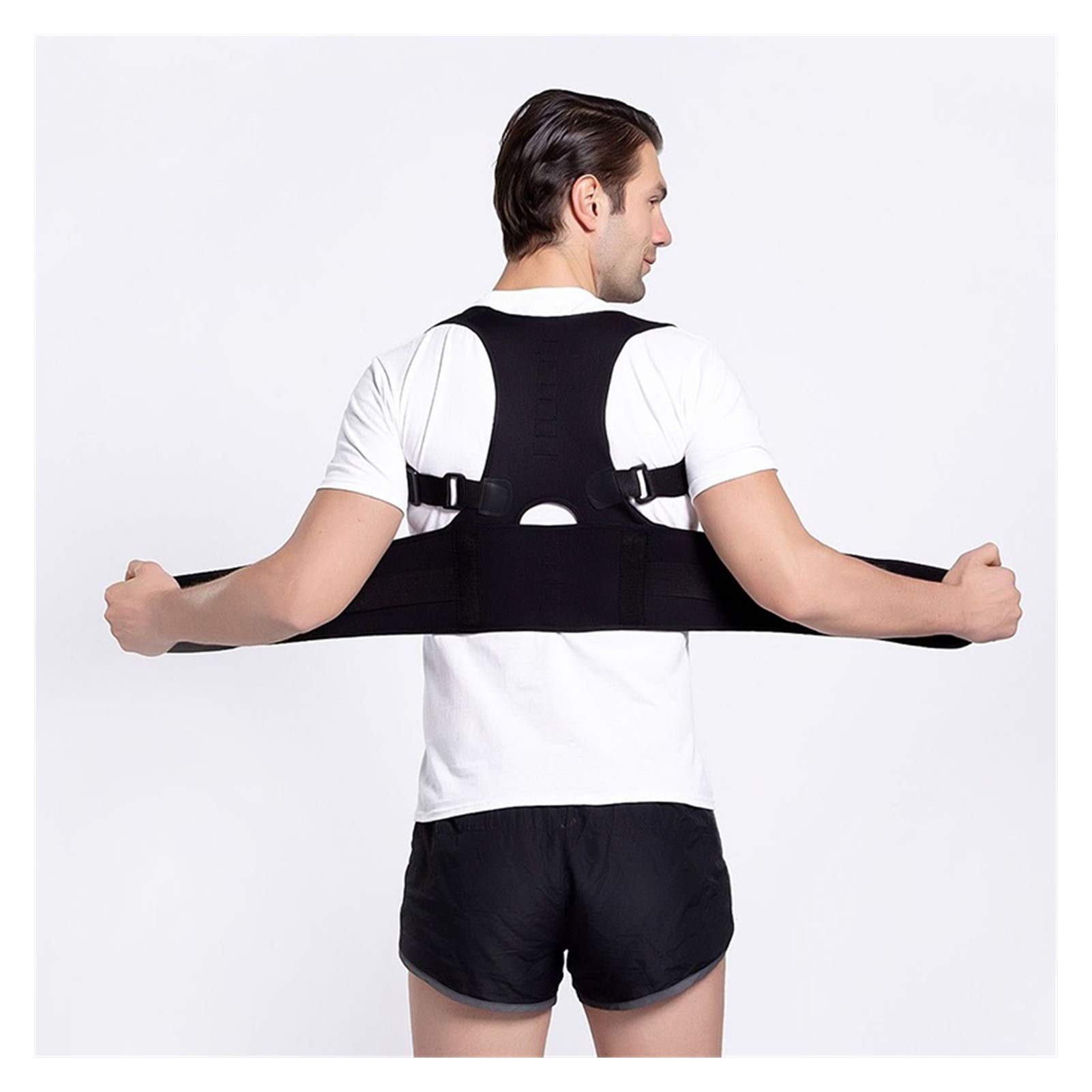 Corrector de Postura Ajustable, corsé, Soporte Lumbar, Corrector Recto para Hombres y Mujeres.