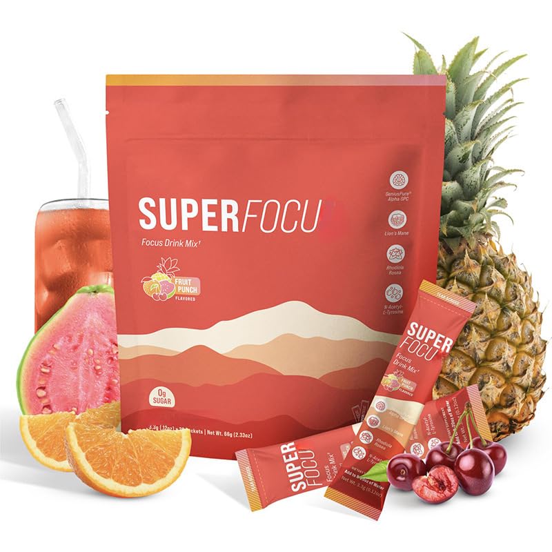 Nuevo sabor Mezcla en polvo para bebidas Sup-erca-lm, suplementos para relajación y concentración, Sin azúcar, No OGM, Vegano