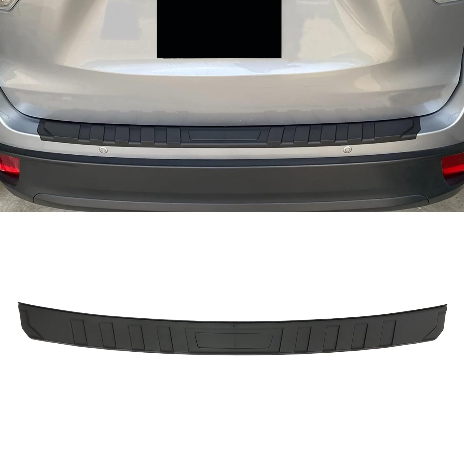 Rear Bumper Protector Guard Accessory Trim Cover Scratch Resistant Trunk Door Entry Guards Compatible with Highlander 2015 2016 2017 2018 2019 2020