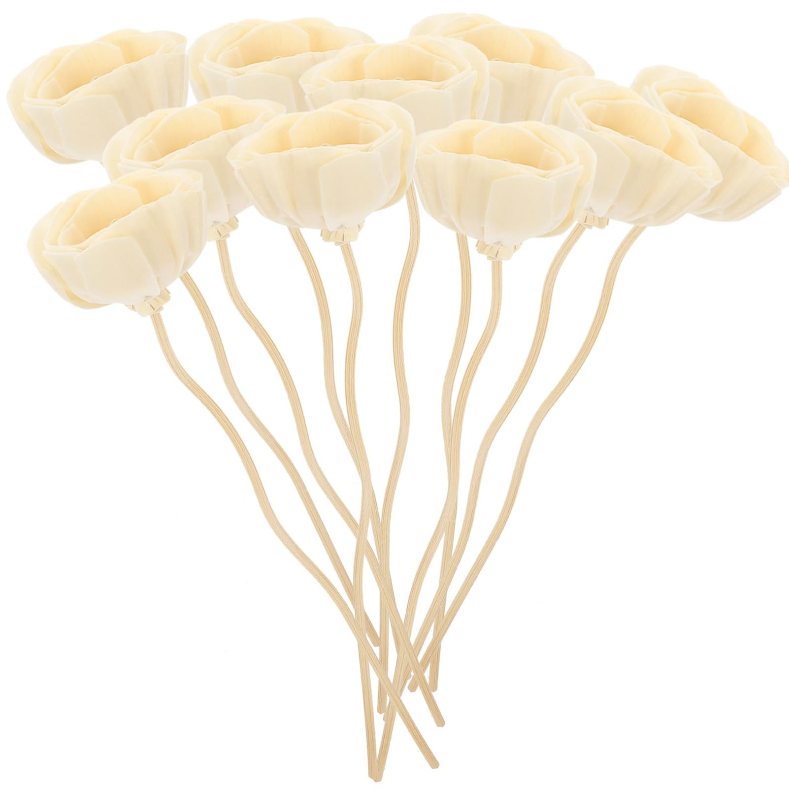 GARVALON 10pcs Artificial Flower Diffuser Sticks for Decor Chic Design for Diffusion and