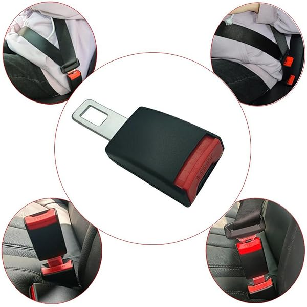 Ceinture De Sécurité Insérer La Tête, 1/2 Pièce Accessoires Voiture, Boucle De Ceinture De Sécurité De Voiture, Pieces Auto, Convient pour La Plupart Des Voitures (1) - 2