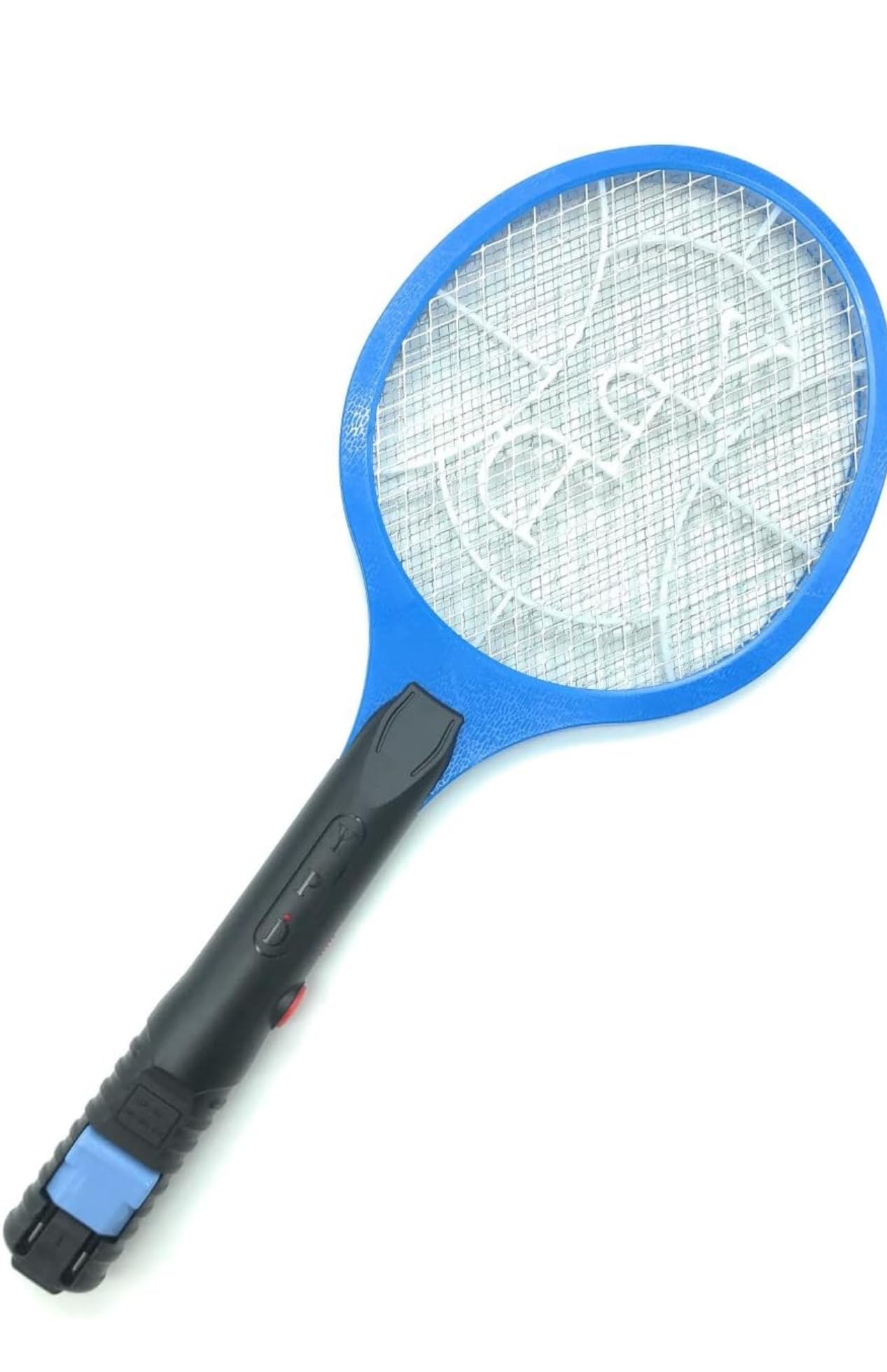 Racchetta Elettrica Ricaricabile per Zanzare e Insetti, per Casa e Campeggio, Blu e Arancione