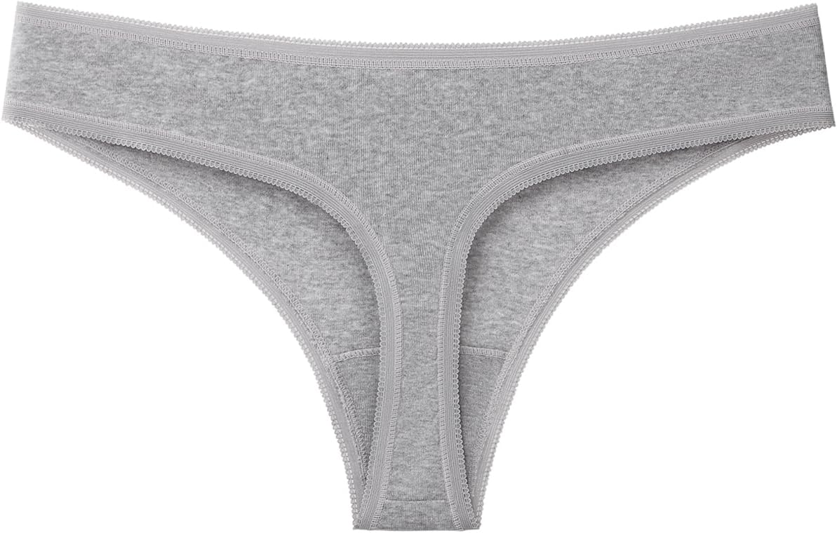 KNITLORD Cotton Thongs for Women Breathable Stretch Womens Underwear Cotton Sexy Ladies Panties Super Soft, 7 Pack - Image 3