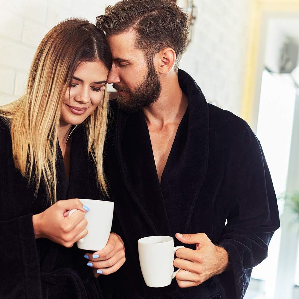 Angove Microplush Robe Black / S/M