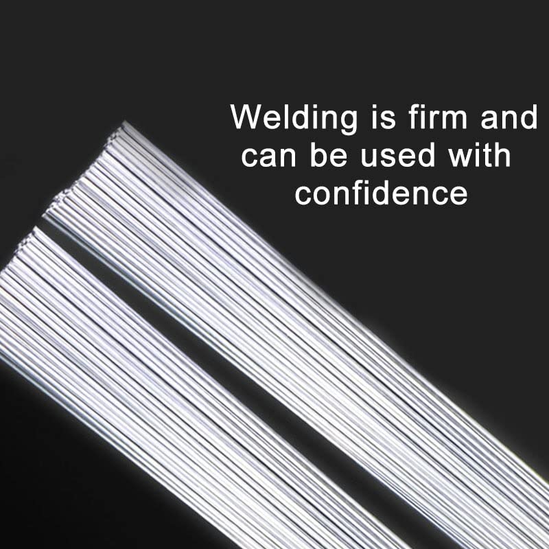 Varillas de soldadura de aluminio con núcleo fundente de fácil fusión - 10/20/30/50 piezas, 33 cm de longitud, alambre de soldadura de baja temperatura(2mm 50pcs)