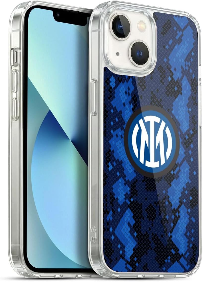 Head Case Designs Officially Licensed Inter Milan Home 2021/22 Crest Kit Gel Case [Military Grade Protection] Compatible with Apple iPhone 13
