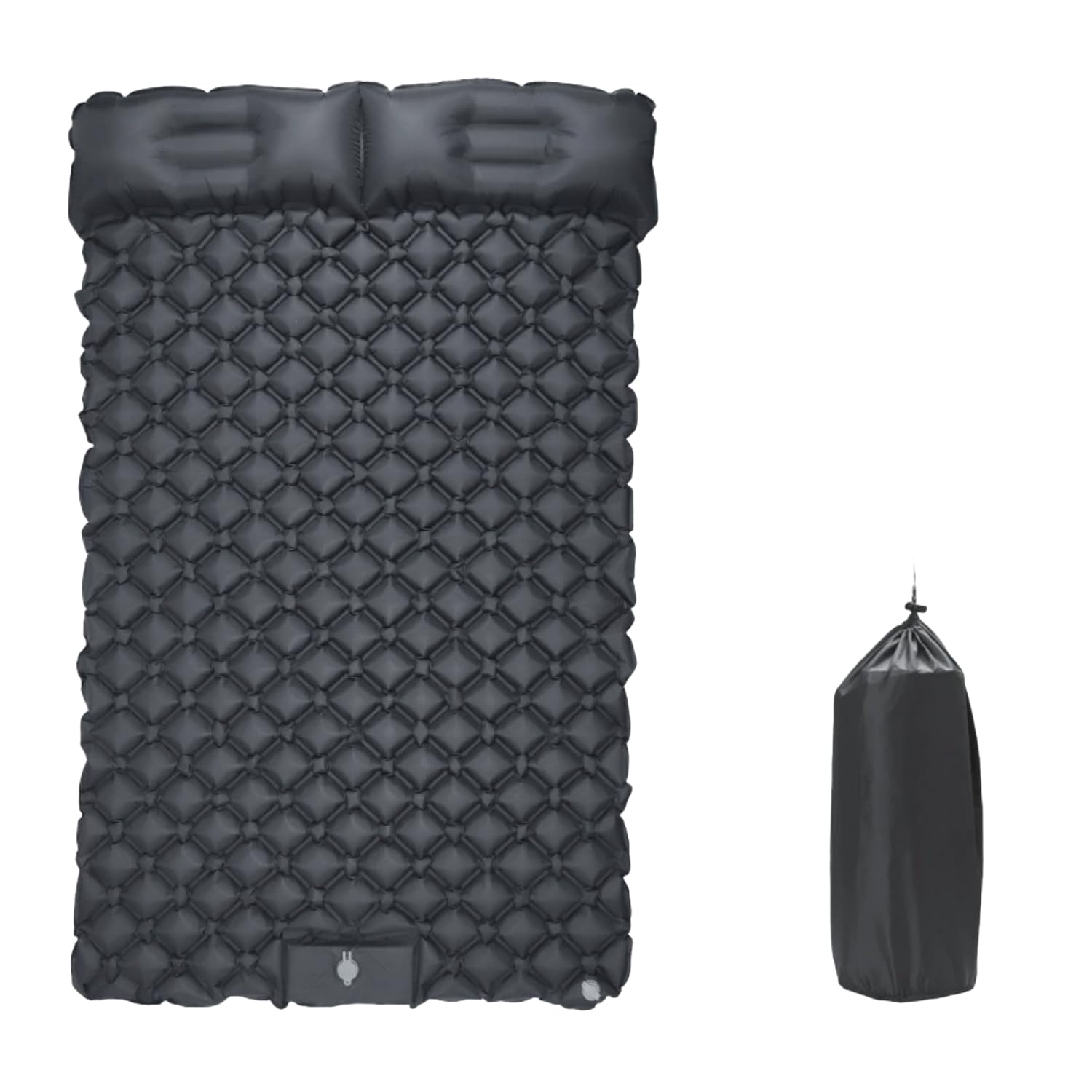 Matelas gonflable camping 2 personnes tapis sol léger tente randonnée