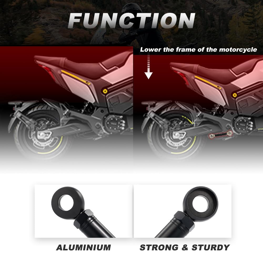 Łącznik obniżający Do Suzuki v-strom DL1000 DL650 łącznik obniżający Dolne łączniki zawieszenia | Regulowana dźwignia zawieszenia motocykla