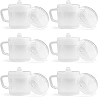 Providence Spillproof 8oz Adult Sippy Cup with 2 Handles - Spill-Proof Sip Cups for Seniors, Elderly, Disabled & Limited Mobility - Made in USA