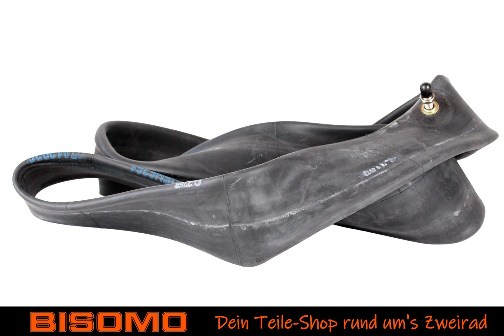 BISOMO Motorrad Cross Schlauch 3.00 x 21 Zoll - 3.25 x 21 Zoll, M/C Typ 21D verstärkt extra dick, mit Autoventil, hergestellt mit Heidenau