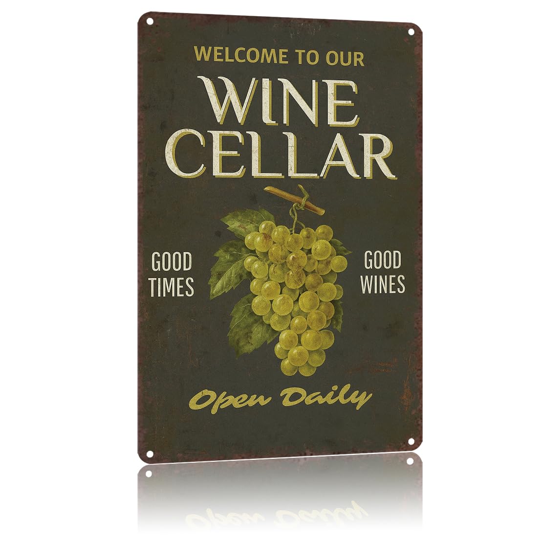 KWQDOZF Funny Metal Signs Poster 8x12inch Wine Cellar Aluminum Sign Wall Art For Home Room Bedroom Office Decor