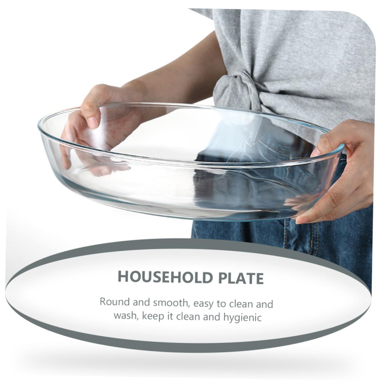 Ovale Glas Auflaufform Mikrowellengeeignet mit Deckel Hitzebeständig als Servierteller für Obstsalat und Backofen