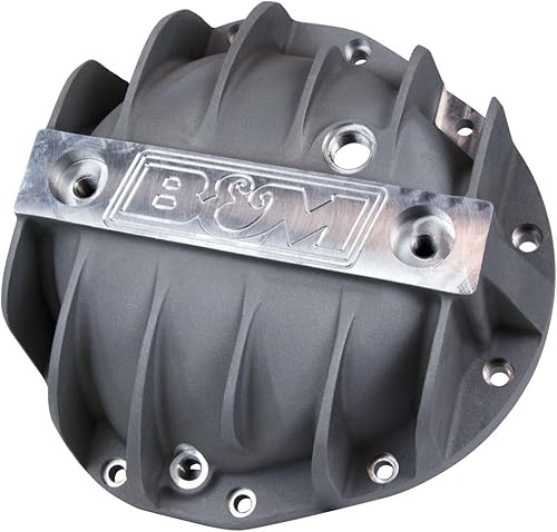 B&M Cubierta diferencial de aluminio fundido 70504 con perno de 8.875 pulgadas para Chevy Truck