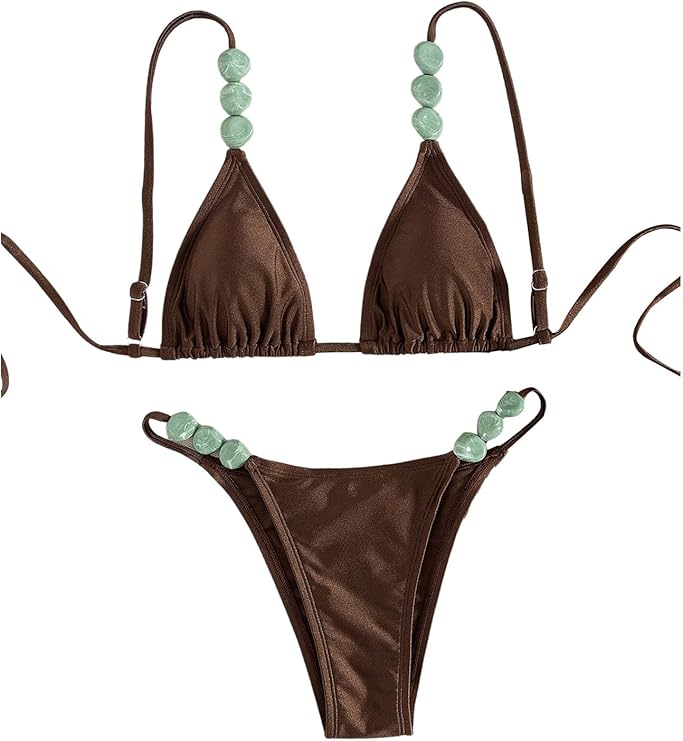 OYOANGLE Triangle Bikini Set