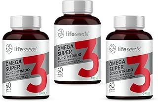 Ômega 3 Super Concentrado EPA 660mg DHA 440mg - Certificação Internacional MEG-3 – 3 Potes – 180 Cápsulas
