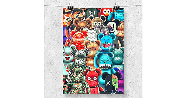 パブリックベアアートポスター サイズ75cm✖️75cm