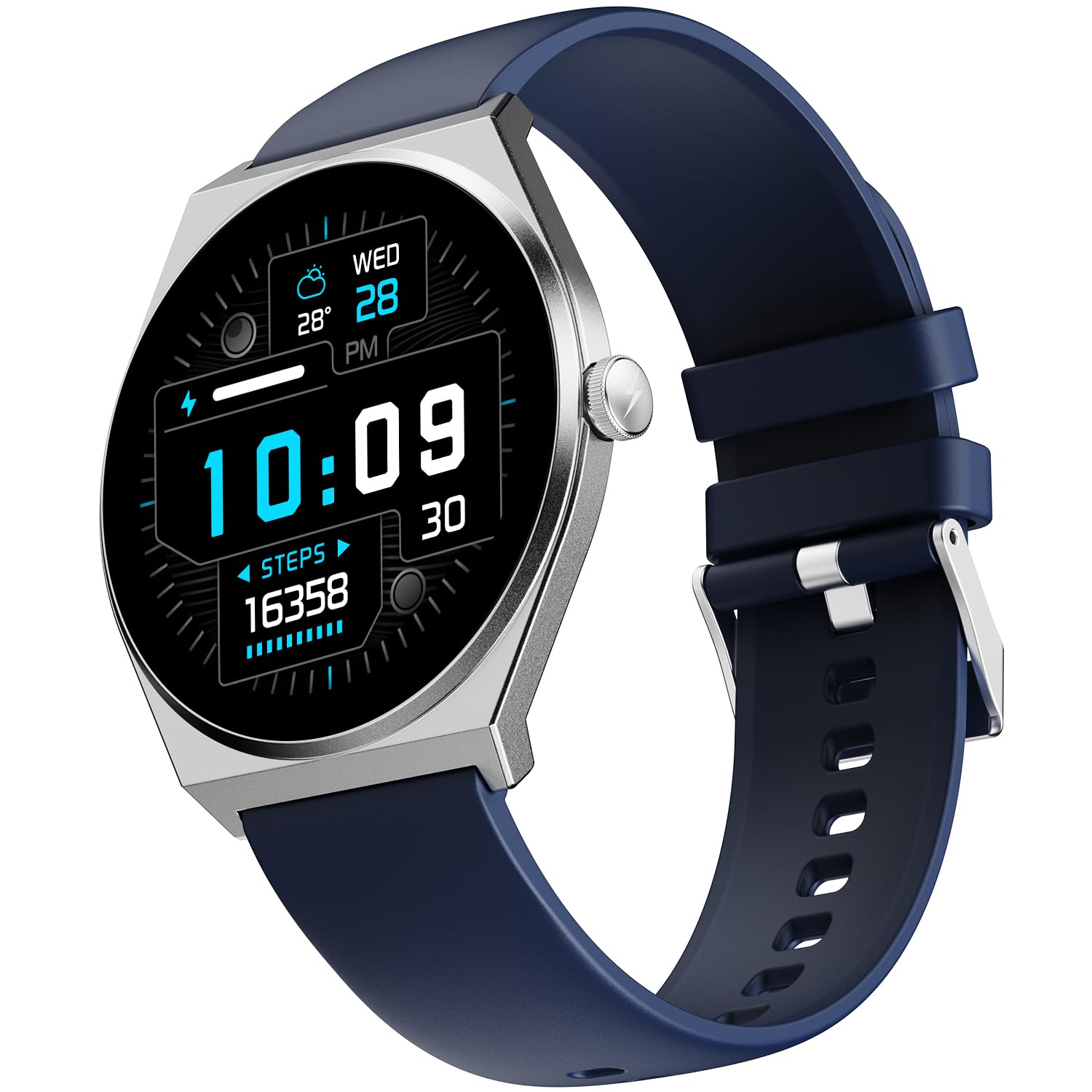 Fire-Boltt Legacy Luxury Round Smart Watch 1.43″ Super AMOLED,Bluetooth Calling,Wireless Charging,Voice Assistant,SpO₂ & Heart Rate Monitor,110+ Sports Modes, Metal Smart Watch for Men & Women - Black — Amazon image 31