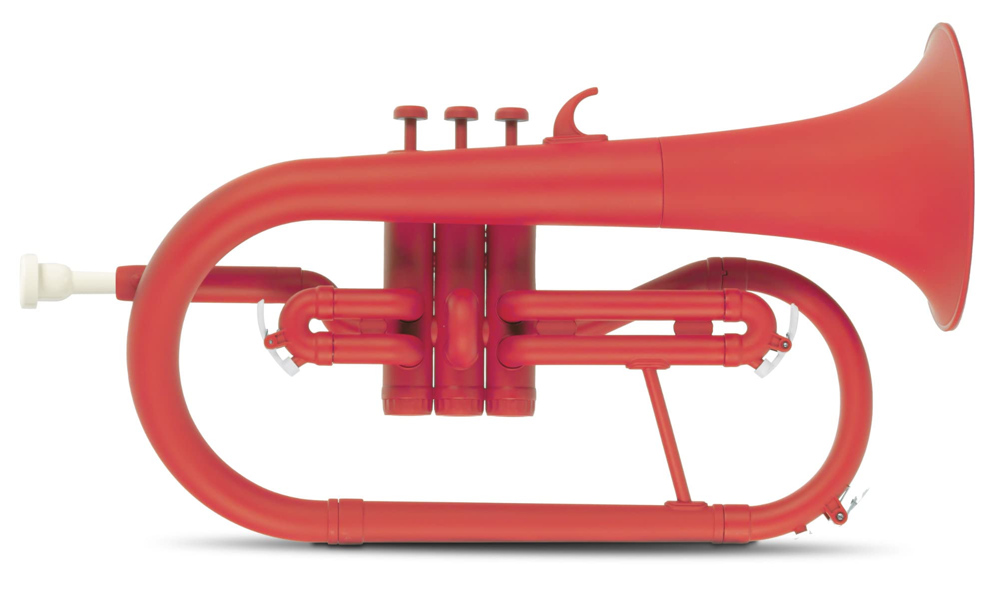 Classic Cantabile MardiBrass ABS Kunststoff Flügelhorn - Perinet-Ventile - 600g leicht - Bohrung: 11,5 mm - inkl. Mundstück und Gigbag - matt pink