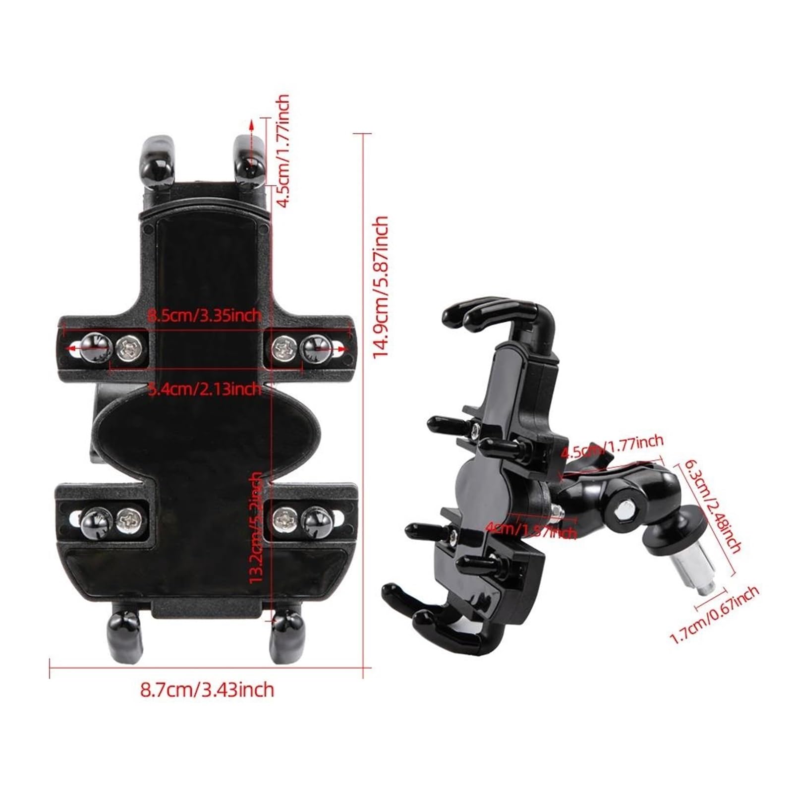 Supporto Per Telefono Cellulare Da Fissare Al Cannotto Di Sterzo Della Forcella, Per Navigatore Per Moto Per CBR 250RR 600RR 400R 600 F4I 500R