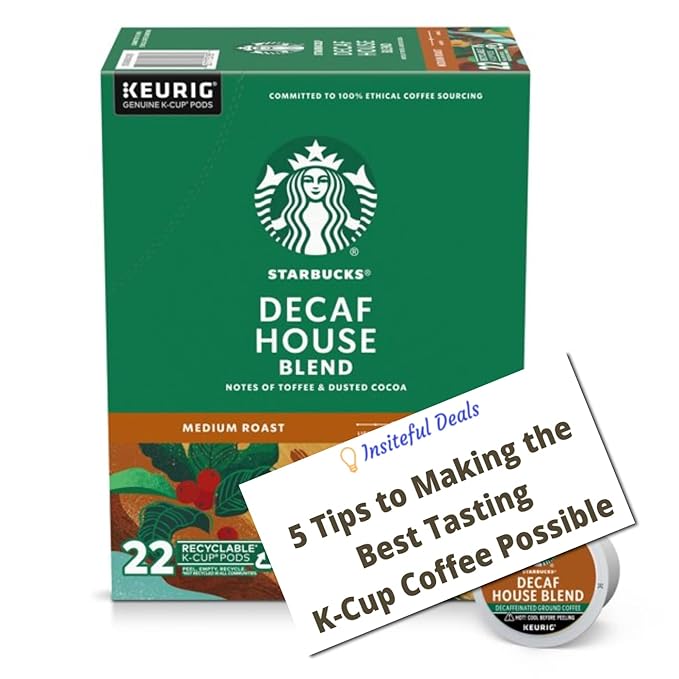 Starbucks Decaf House Blend KCup Coffee Pods & K Cup