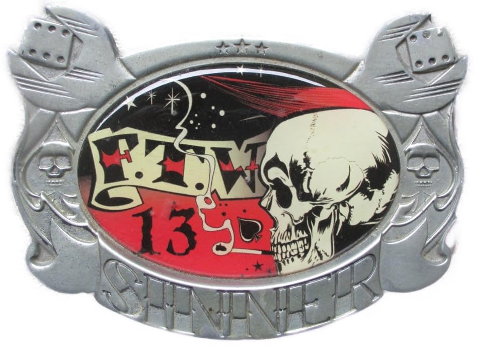 Boucle de ceinture david vicente crane FTW pour remplacer votre boucle classique par du rock