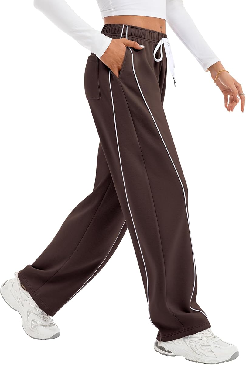 IVIR Pantalones deportivos Mujer Barril Pantalones deportivos de pierna ancha