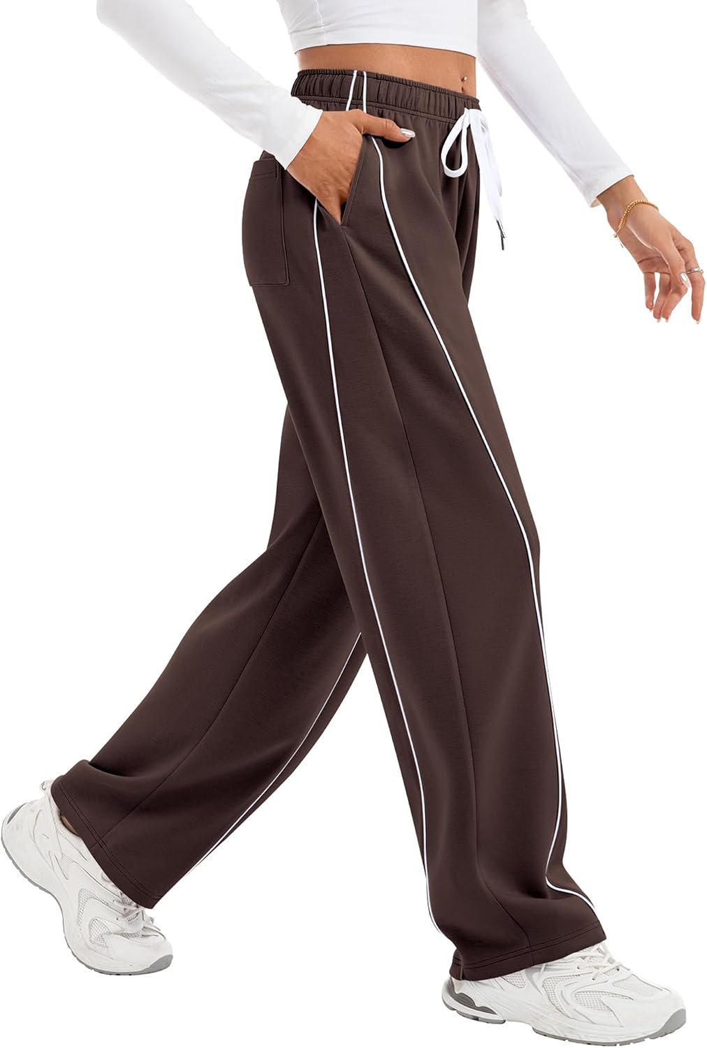  Track Pants Women Barrel Wide Leg Sweatpants thumbnail