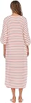 RONGTAI Zip Viscose Nightie: short-sleeve, printed, soft, light, travel, all season. Gift