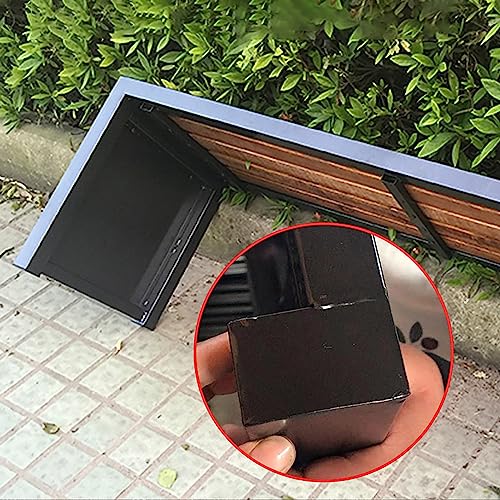 Banco de jardín exterior de 100 cm: madera anticorrosión para parques, plazas y colegios públicos 3