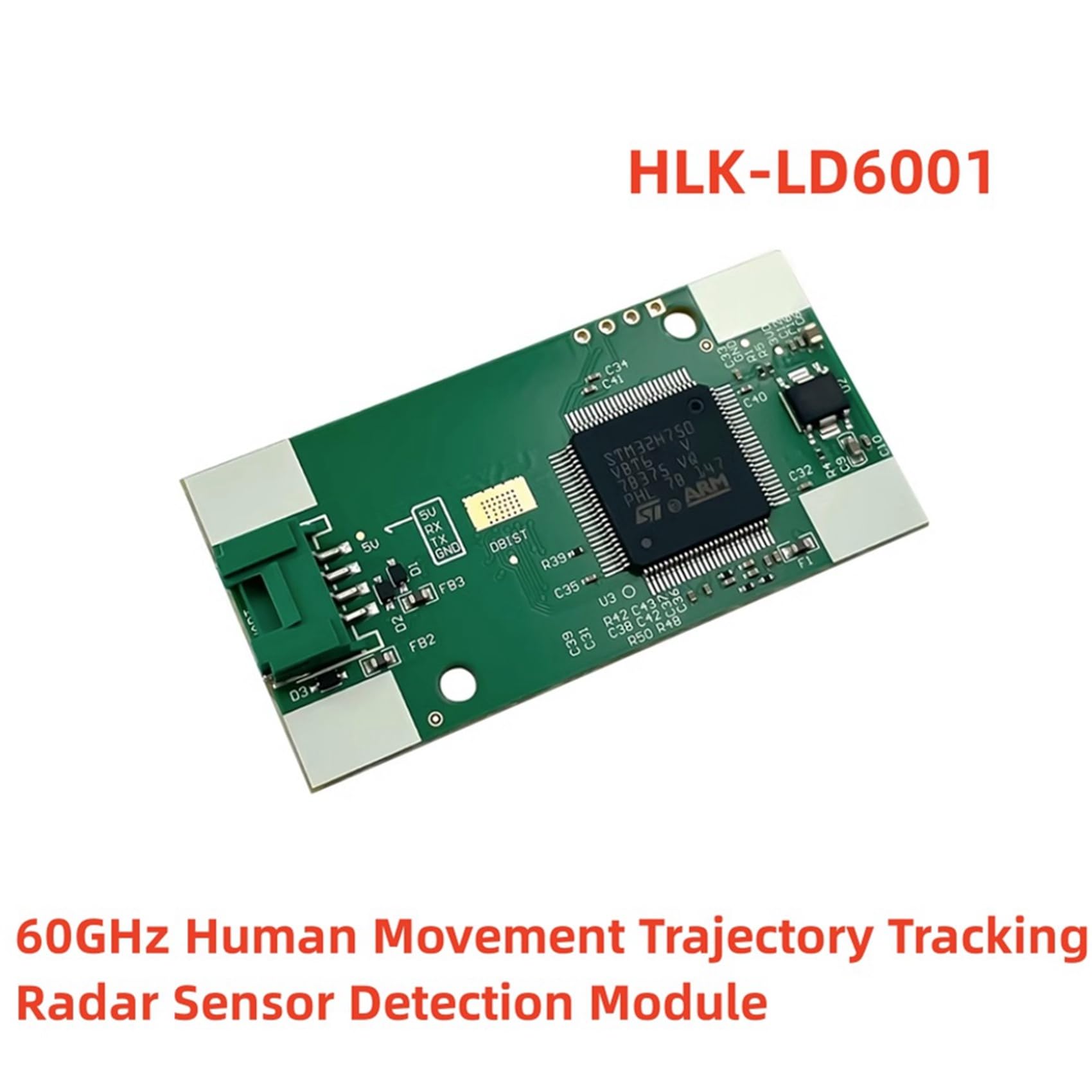 4T3R 60G HLK-LD6001 MMWAVE SENSORE RADAR MODULO di TRAIGHIAZIONE del TRAIGHIATURA 'UMAN
