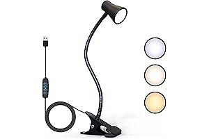 Clip on Reading Light Headboard, Dimmable Reading Headboard Light with Clamp