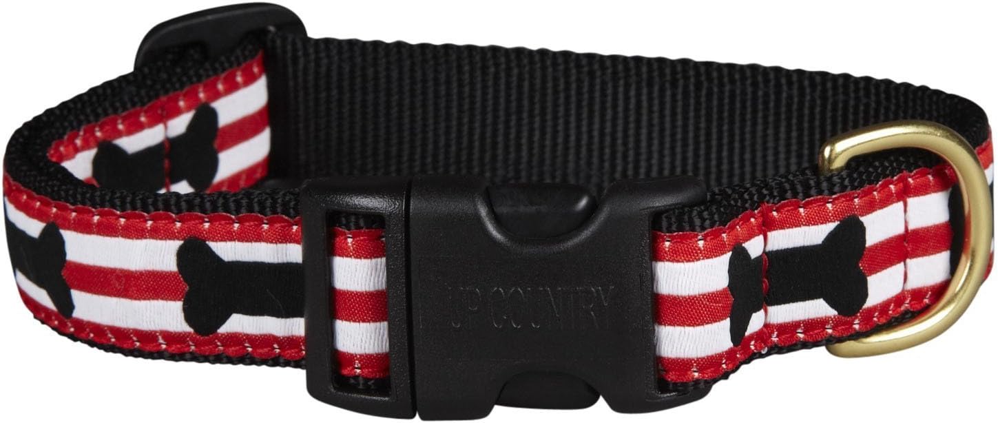 Up Country Got Bones Dog Collar - Medium