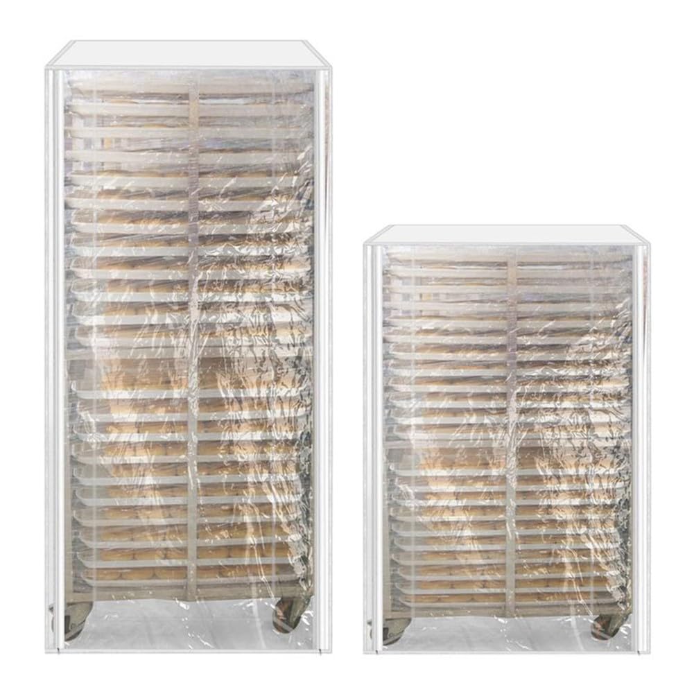Paquete de 2 fundas para panecillos con cremalleras diseñadas para un fácil acceso a tus productos de panadería mientras mantiene la frescura