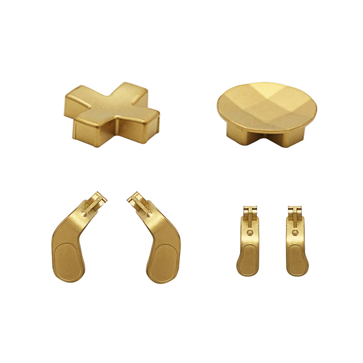 4 Pcs Interchangeable Paddles and 2 DPads Metal Stainless