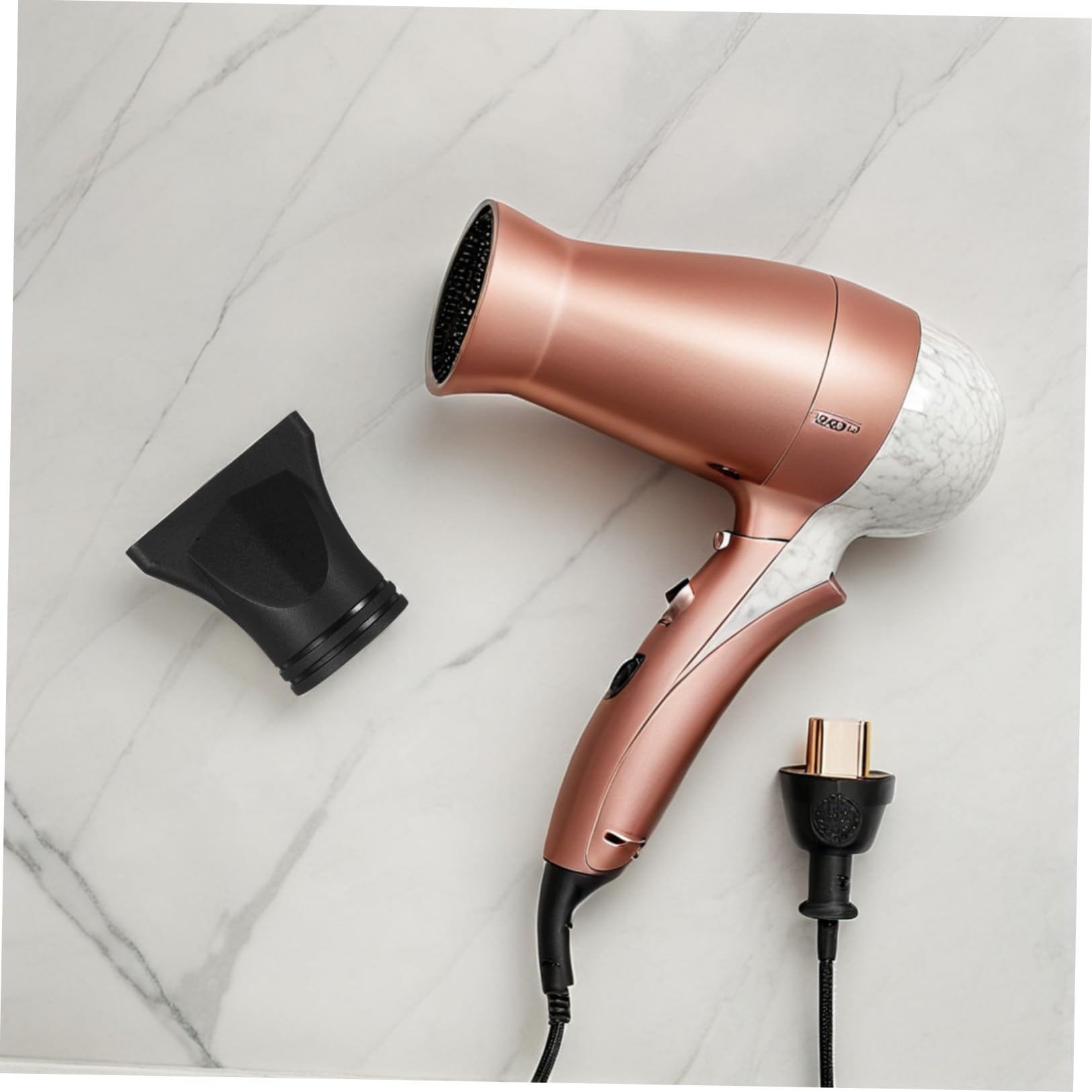 Lot de 5 Embouts pour Sèche-Cheveux en Plastique Résistant à la Chaleur Concentrateurs Universels Fins et Larges pour Coiffage Professionnel Accessoires pour Brushing et