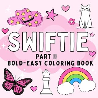 Swift Coloring II: For Adults and Teens Featuring Bold and Easy and Simple Designs for Relaxation. (Fan coloring)