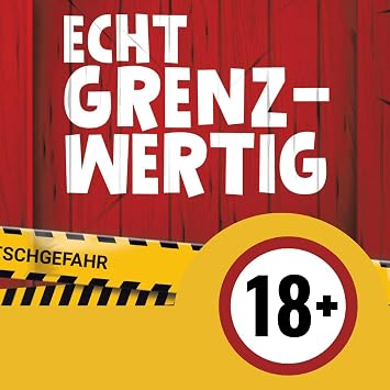 HUCH! Real Limit Value Party Games from 18 Years, Card Games for Adults, Party hit, Forms Fun or Borderline Combinations of Text Cards, German Edition, for 3+ Players from 18 Years