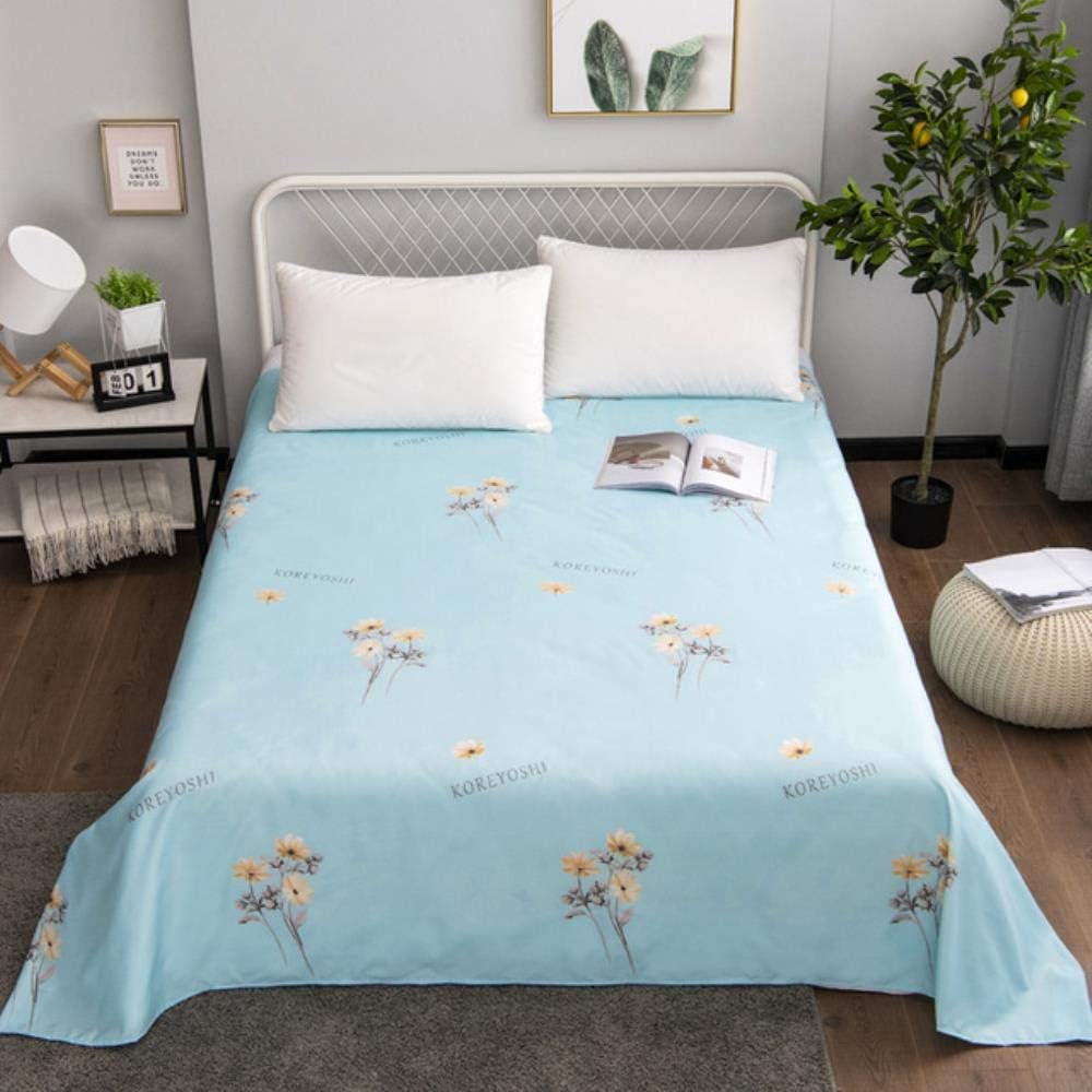 2020 Pink Print 1 Piece Flat Sheet Machine Wash 100 Polyester 4 Sizes