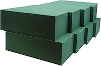 FLOFARE Pack of 8 Dry & Wet Floral Foam Blocks 7.8x3.5x2.4in - Perfect for Fresh/Silk Flowers, Weddings, DIY Arrangements
