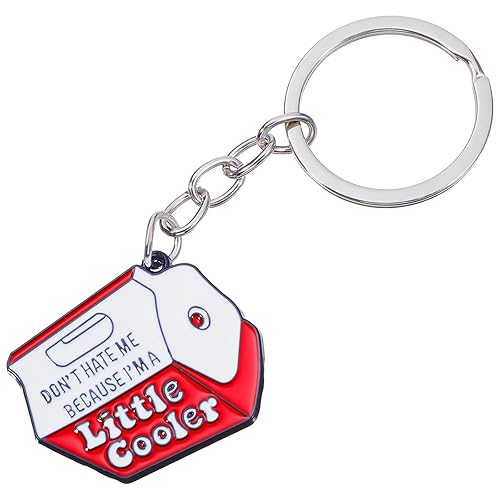 Funny Keychain Cute Metal Enamel Keyring for Car Keys Purse