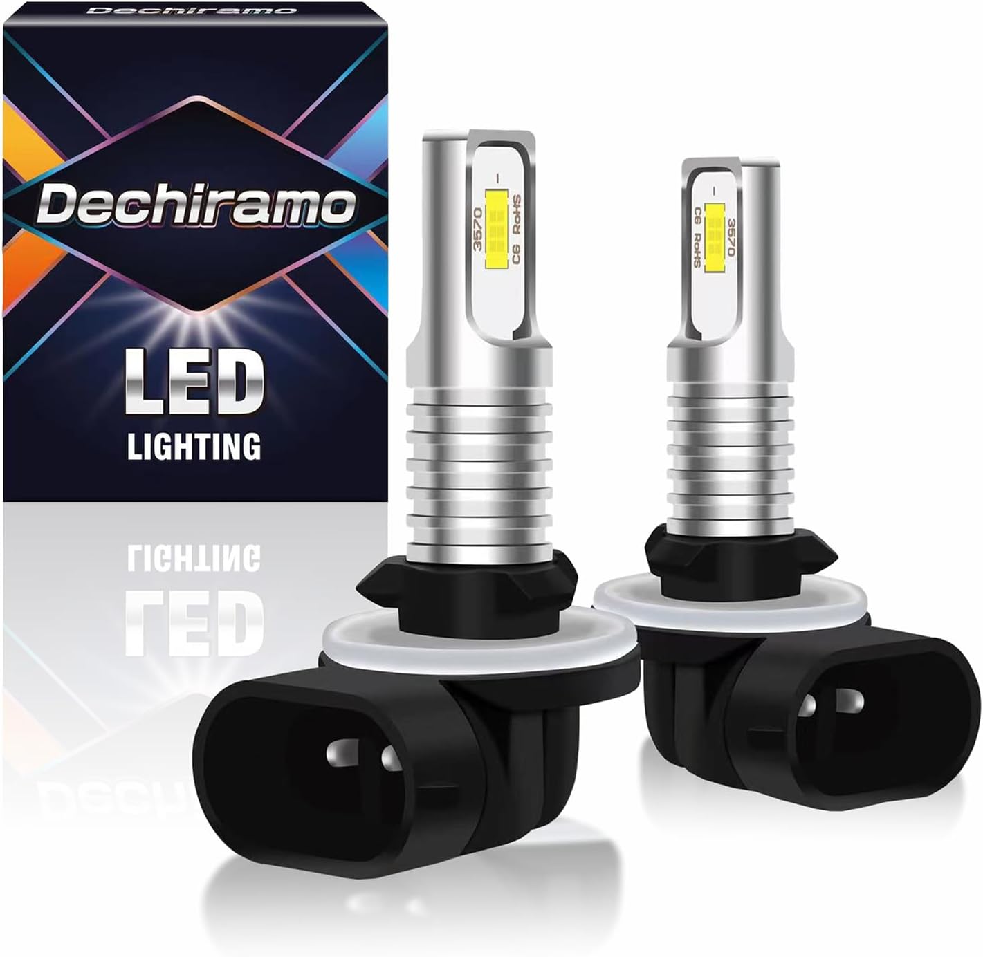 Compatible for Arctic Cat 400 500 650 700 bulbs;881,886,894 Fog Light Bulbs, Bright 65w 6500K White light, Plug and Play,2-Pack