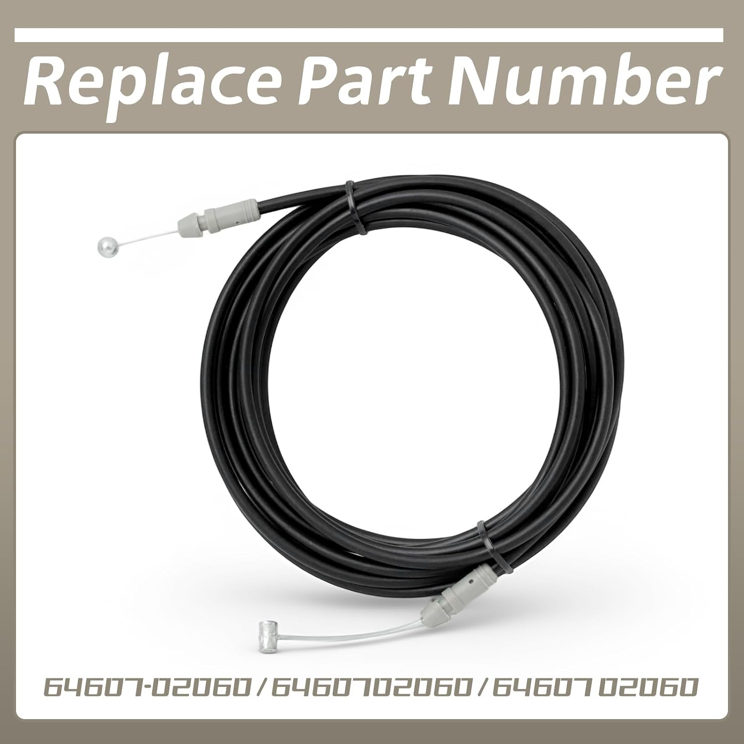 64607-02060 Rear Trunk Release Cable Compatible with Toyota Corolla 2003 2004 2005 2006 2007 2008, Replace 6460702060 64607 02060 Luggage Door Latch Lock Control Cable