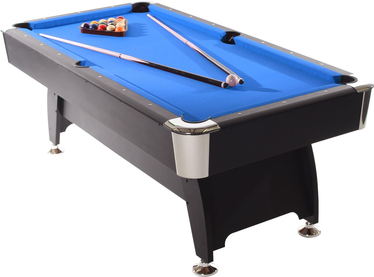 Strikeworth Pro American Deluxe 6ft Pool Table with Blue Cloth