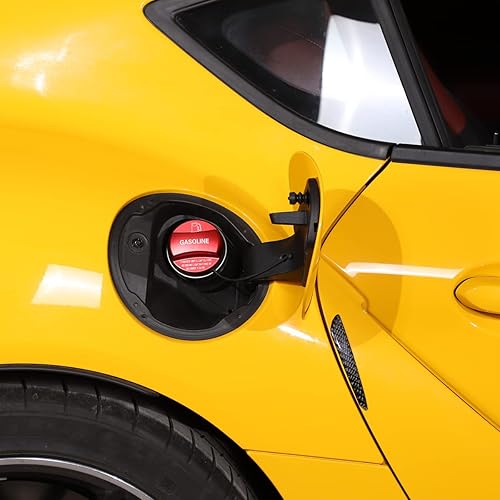 Miniatura 5 de Aleación de aluminio para Toyota Supra GR A90 A91 MK5 2019 2020 2021 2022 Accesorios Tapa de combustible de gasolina del coche Tapa del tanque