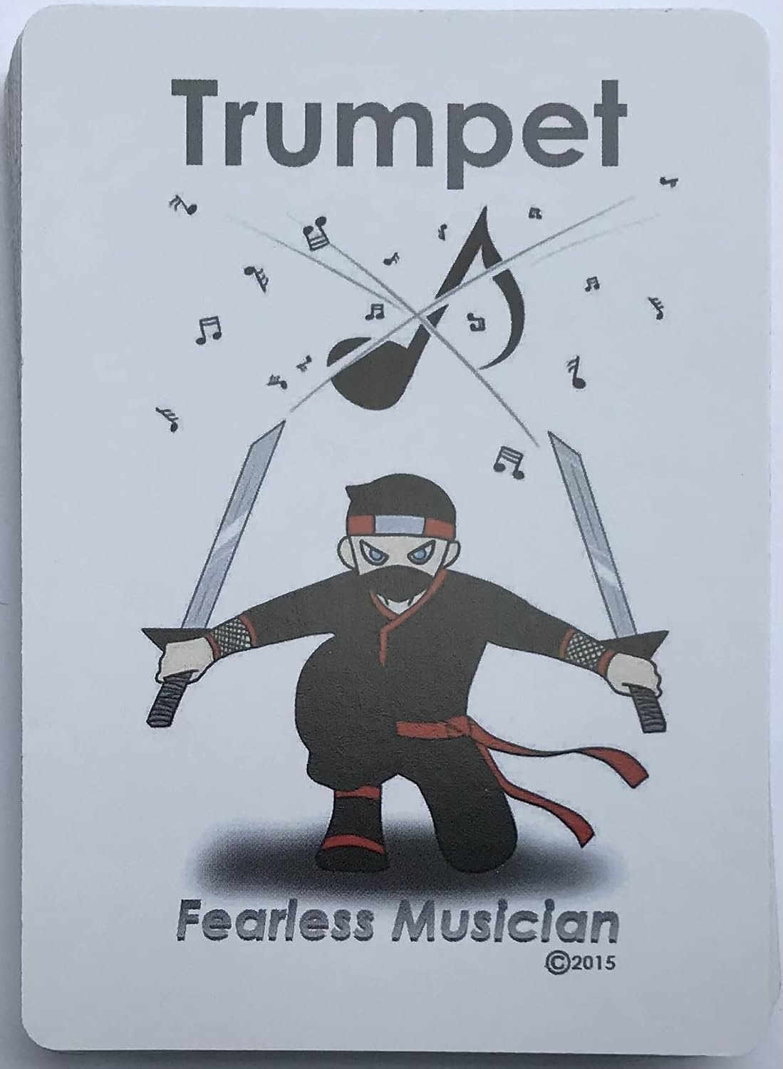 Fearless Musician Flashcards for Trumpet – Fingering and Rhythm Chart