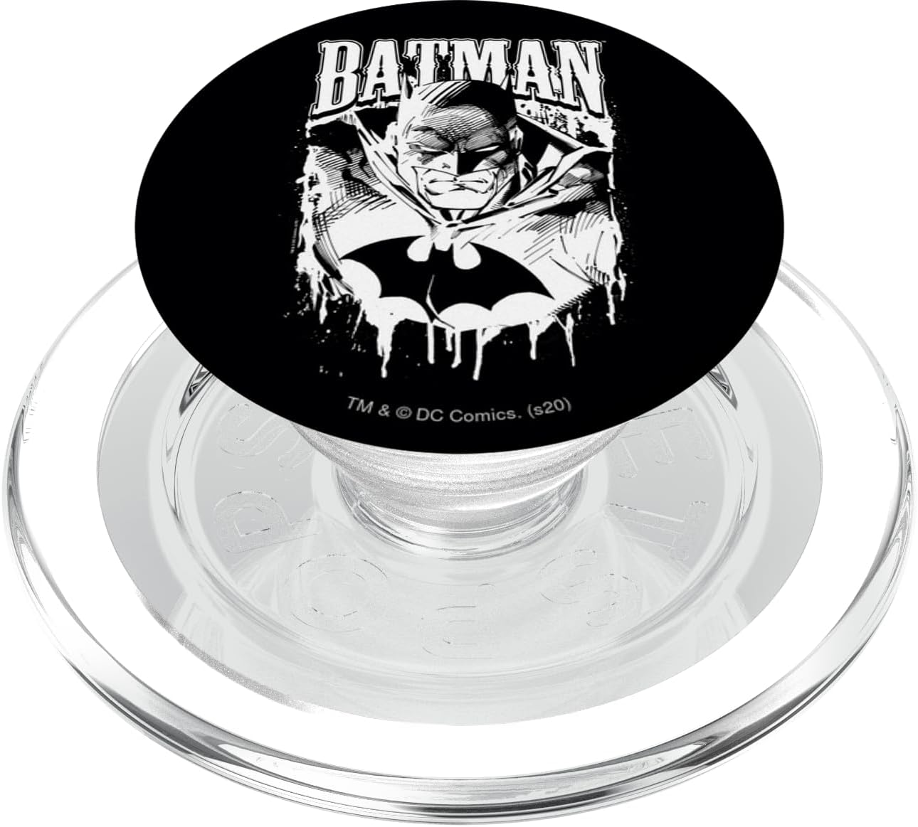Batman Bat Metal PopSockets MagSafe PopGrip for iPhone
