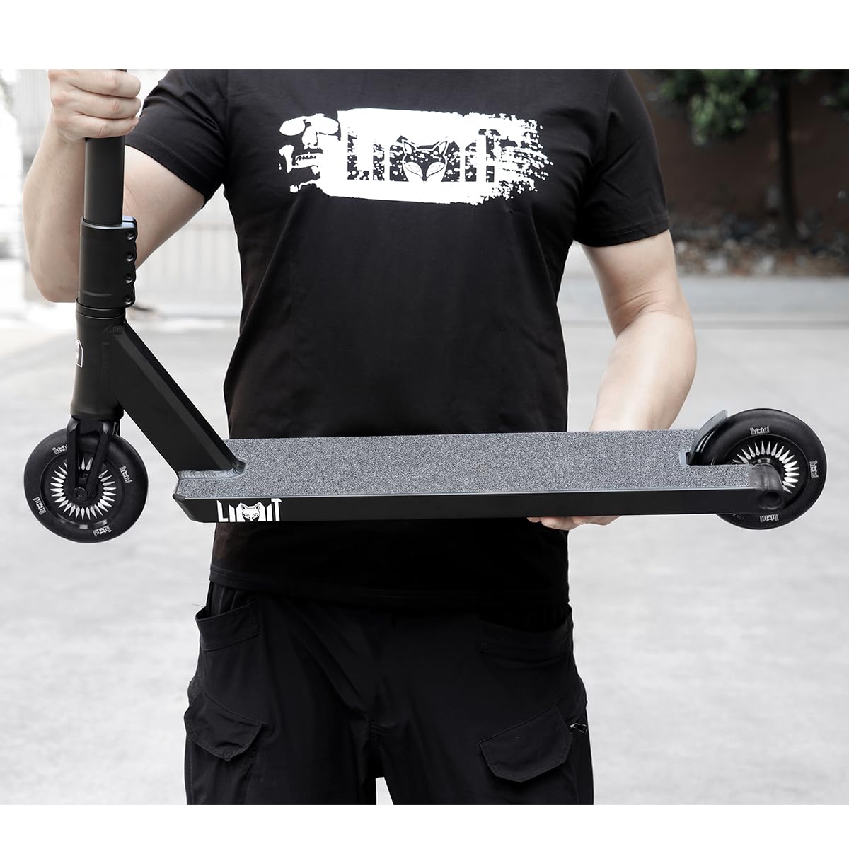 Limit LMT23AZ Pro Trick Street Scooter für große Erwachsene und Jugendliche, professionelle Stunt-BMX-Freestyle-Scooter, SCS, 4 Schrauben mit Box-Enden, perfekt für fortgeschrittene Fahrer